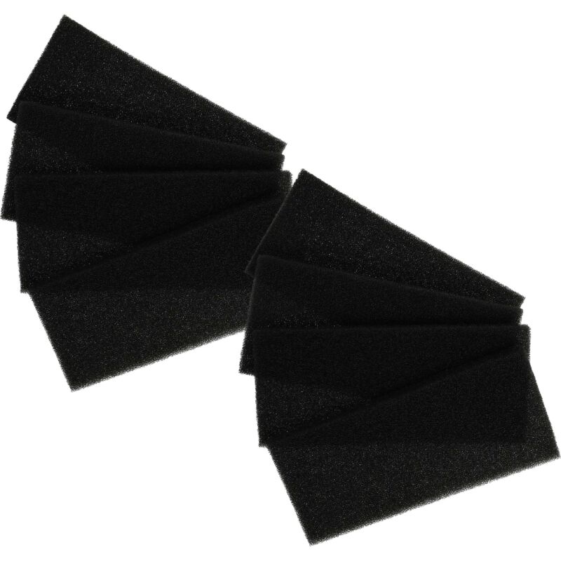 foto del prodotto vhbw 8x filtro g3 compatibile con lunos e go, ego dispositivo di ventilazione set di filtri, 15,2 x 6,65 x 0,9 cm nero