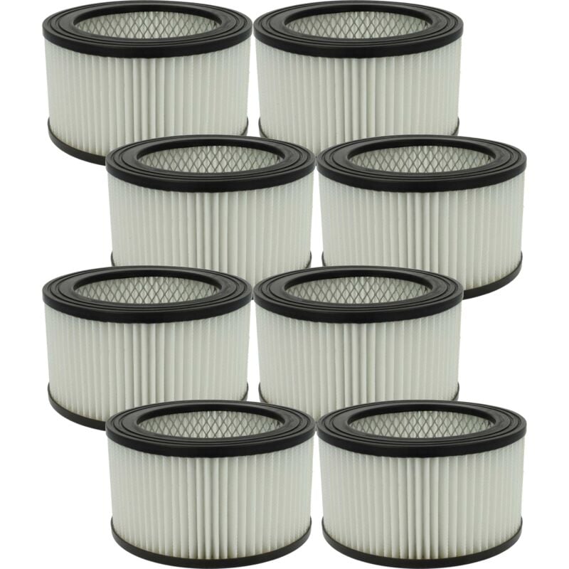 foto del prodotto vhbw 8x filtro sostituisce stayer 8190.98 per aspiracenere filtro hepa nero bianco