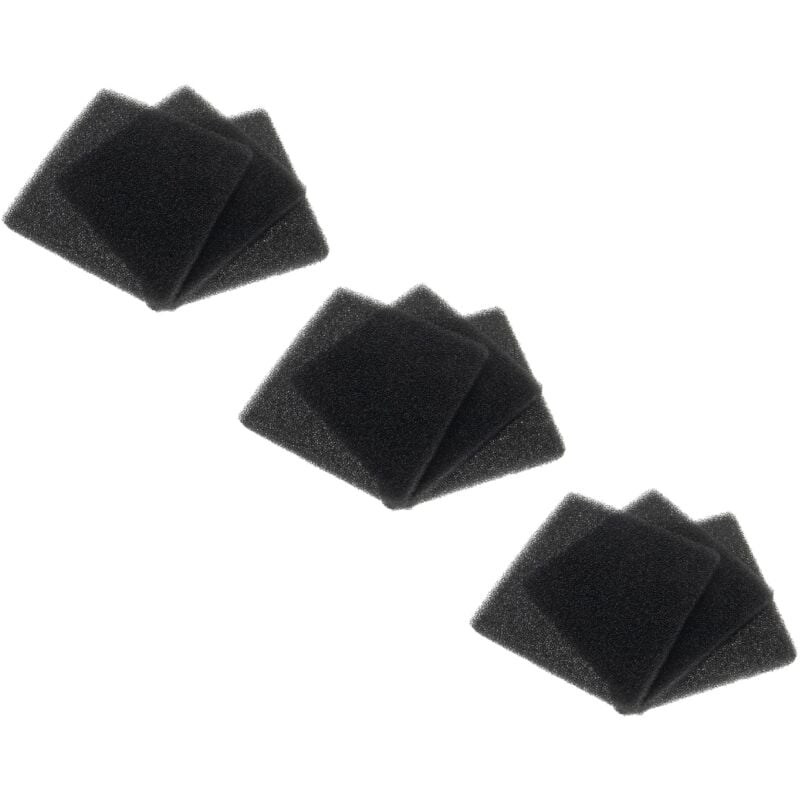 foto del prodotto vhbw 9x filtro dell aria g3 compatibile con lunos 2 zska, ald r 110 ventola filtro in spugna 