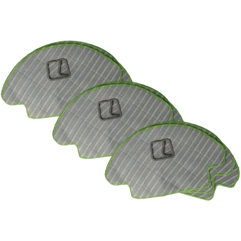 foto del prodotto vhbw 9x panno parquet piastrelle compatibile con irobot roomba i7, j7, s9 robot aspiratore panno microfibra, panno pulizia a umido 18 x 14,5cm