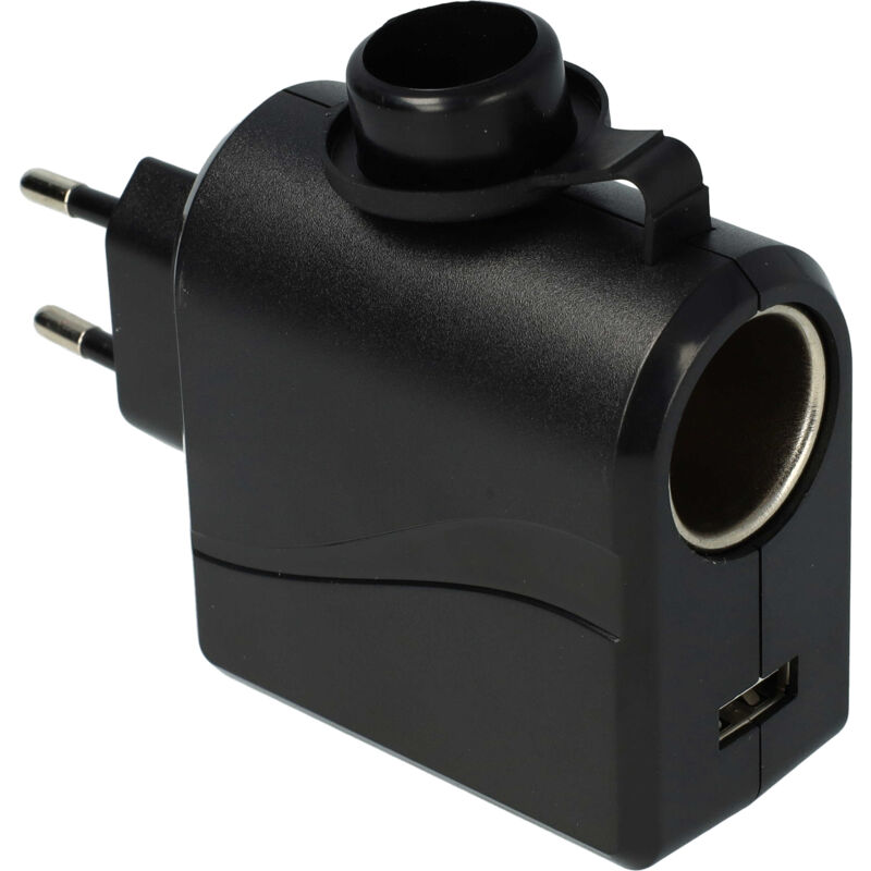 foto del prodotto vhbw adattatore 12 v 220 v, trasformatore di tensione da 3000 ma per caricatore, cavo di ricarica da auto
