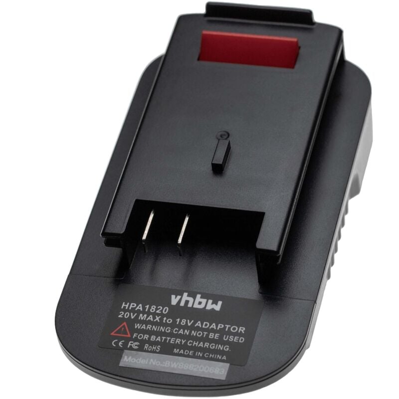 foto del prodotto vhbw adattatore compatibile con black decker utensile batteria per batterie 20 v li ion