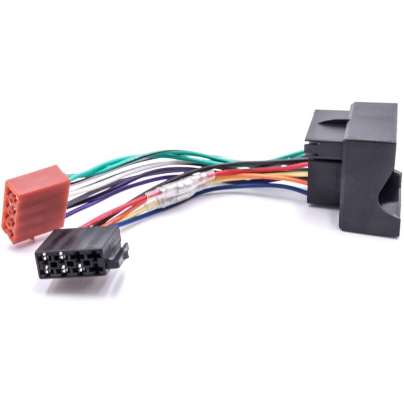 foto del prodotto vhbw adattatore iso per autoradio compatibile con ford fiesta dal 2005 modello di auto