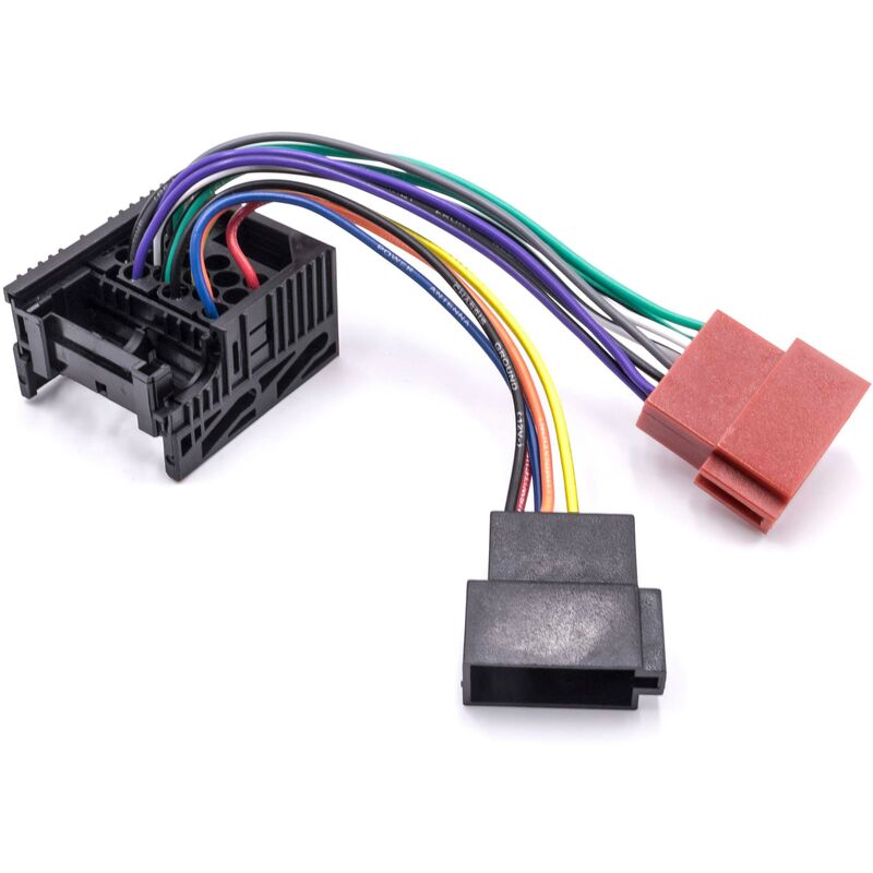 foto del prodotto vhbw adattatore iso per autoradio compatibile con land rover discovery 2 2001 09 2004 modello di auto