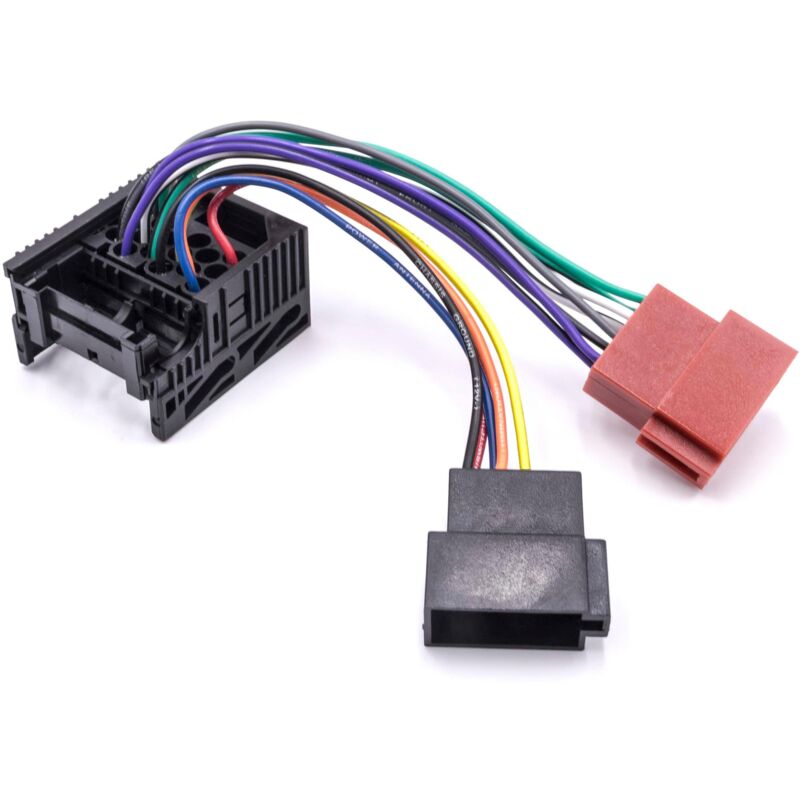 foto del prodotto vhbw adattatore iso per autoradio compatibile con rover mg zr 2001 , zs 2001 , zt 2001 modello di auto