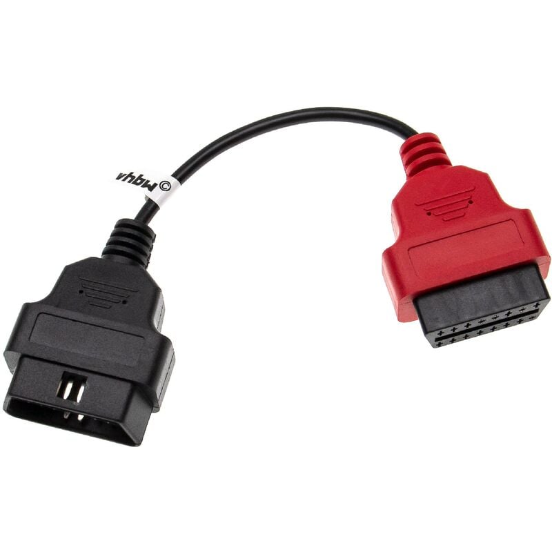 foto del prodotto vhbw adattatore obd2 a2 da obd1 16 pin a obd2 16 pin compatibile con alfa romeo 156, 166, gt, gtv, spider auto
