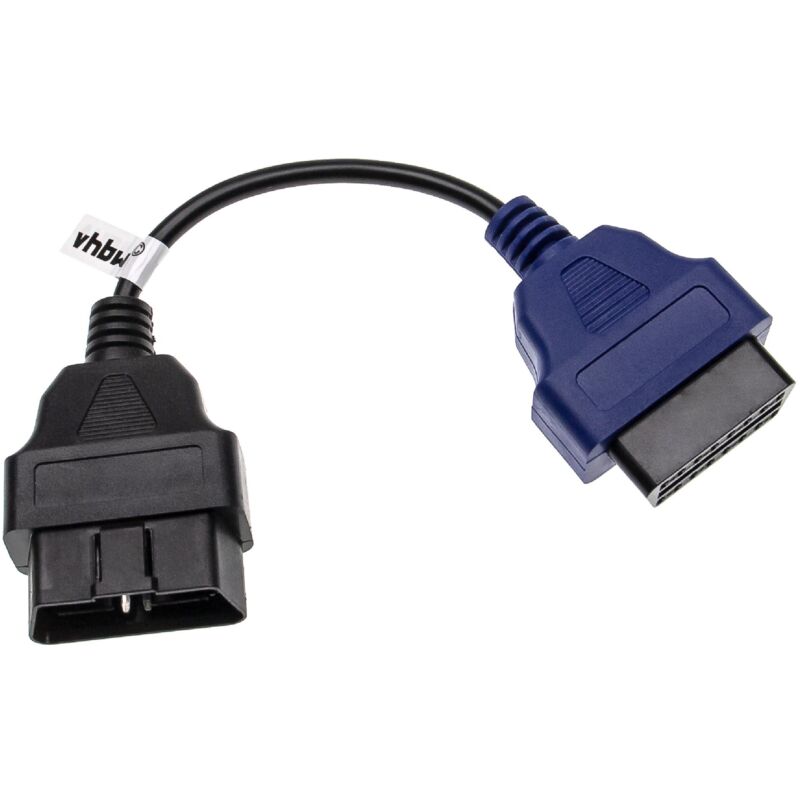 foto del prodotto vhbw adattatore obd2 a5 da obd1 16 pin a obd2 16 pin compatibile con fiat, alfa romeo, lancia, polonez auto