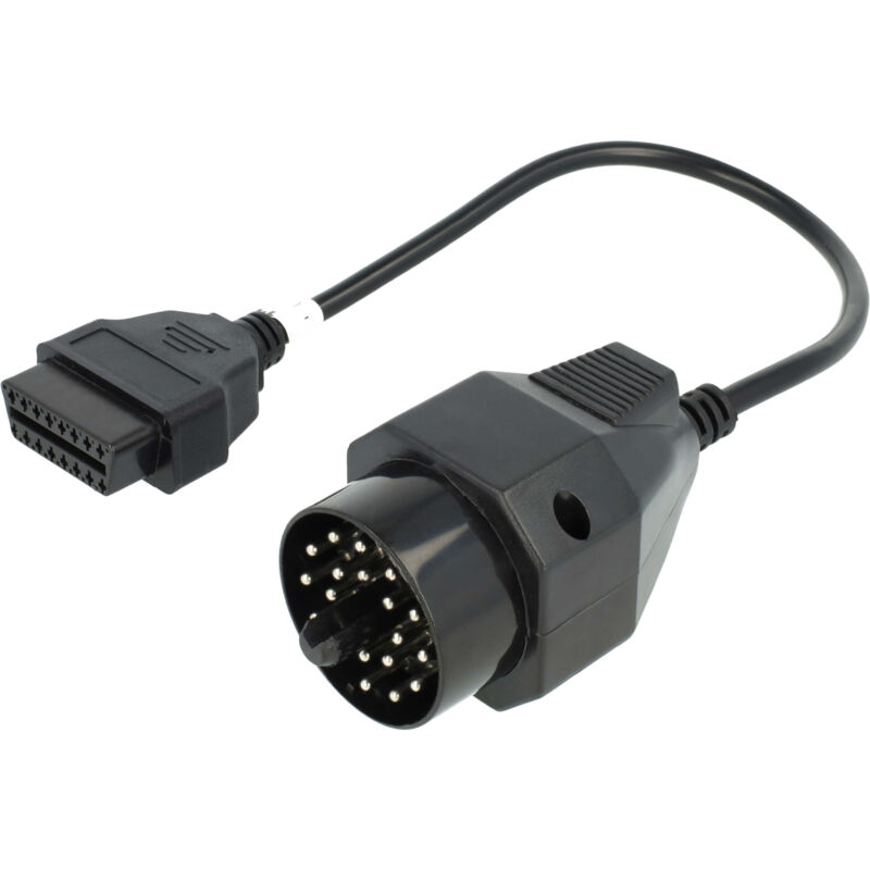 foto del prodotto vhbw adattatore obd2 obd1 a 20 pin a obd2 compatibile con bmw 1982 2002 auto 30 cm