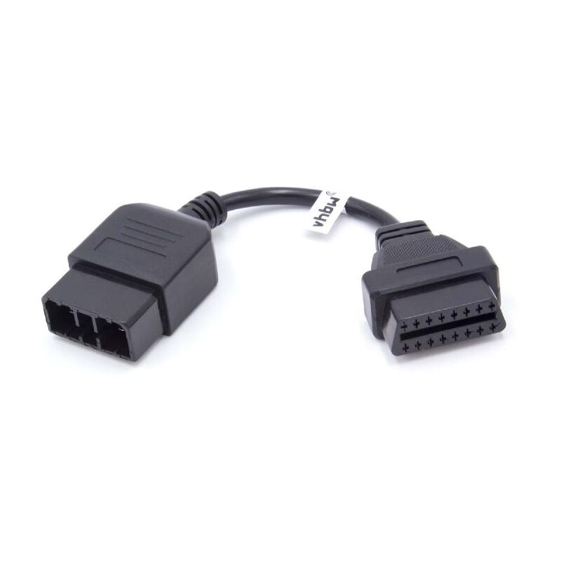 foto del prodotto vhbw adattatore obd2 obd1 a 9 pin a obd2 compatibile con subaru auto 20 cm