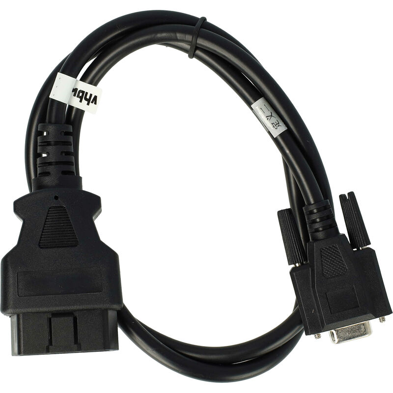 foto del prodotto vhbw adattatore obd2 rs 232 su obd2 16pin compatibile con vw polo, sharan, t5, touareg, touran, phaeton, t4 auto 90 cm