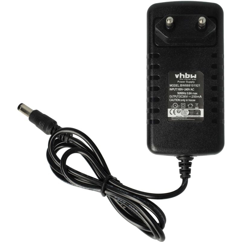 foto del prodotto vhbw alimentatore caricabatterie compatibile con hoover atn264r 011 aspirapolvere portatile, 144cm