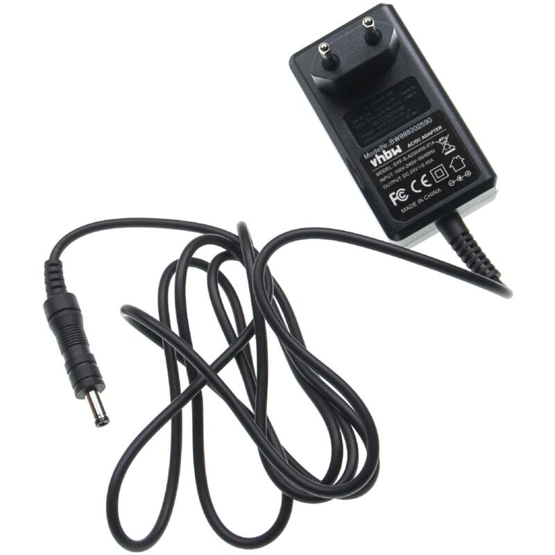 foto del prodotto vhbw alimentatore caricabatterie compatibile con philips fc6168, fc6405, fc6118, fc6331, fc6333, fc6401, fc6402 aspirapolvere portatile