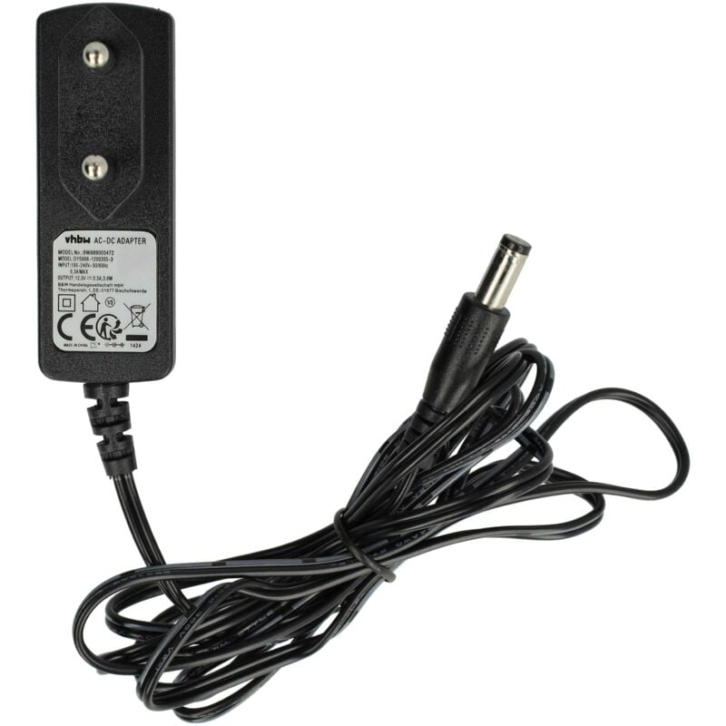 foto del prodotto vhbw alimentatore compatibile con dual cs 420, 465, 460, 458, 455, 415, 412, 800, 600, 550, 440, 435 giradischi 176 cm