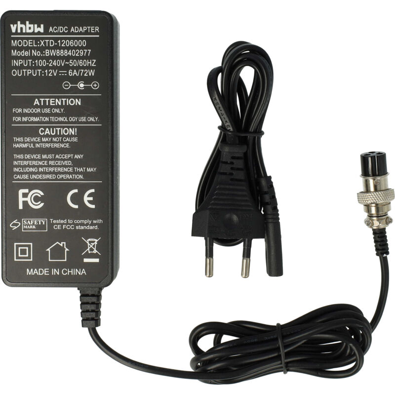 foto del prodotto vhbw alimentatore sostituisce intermec 851 075 001, 851 075 003 per barcode scanner pos 230 cm