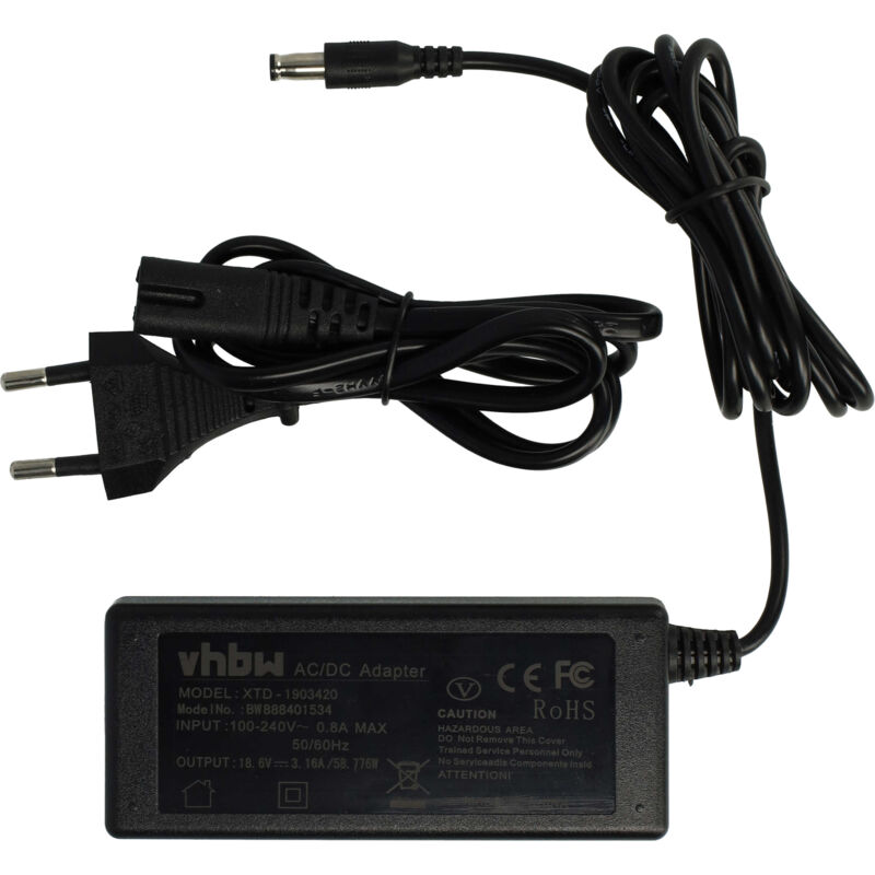 foto del prodotto vhbw alimentatore sostituisce philips 422245948191, crp765 01 per robot aspirapolvere 230 cm