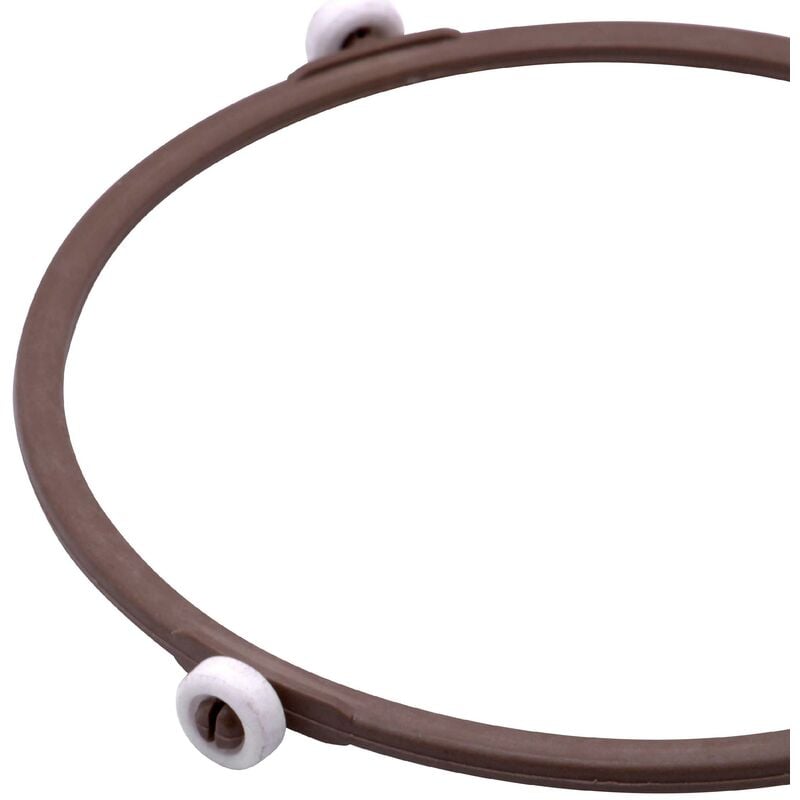 foto del prodotto vhbw anello girevole universale da 16 cm per microonde per esempio compatibile con bosch e con molte altre marche marrone bianco