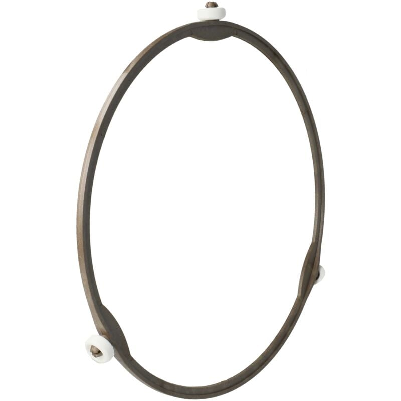 foto del prodotto vhbw - anello girevole universale da 19cm per microonde per esempio compatibile con bosch, siemens, aeg, severin - marrone / bianco
