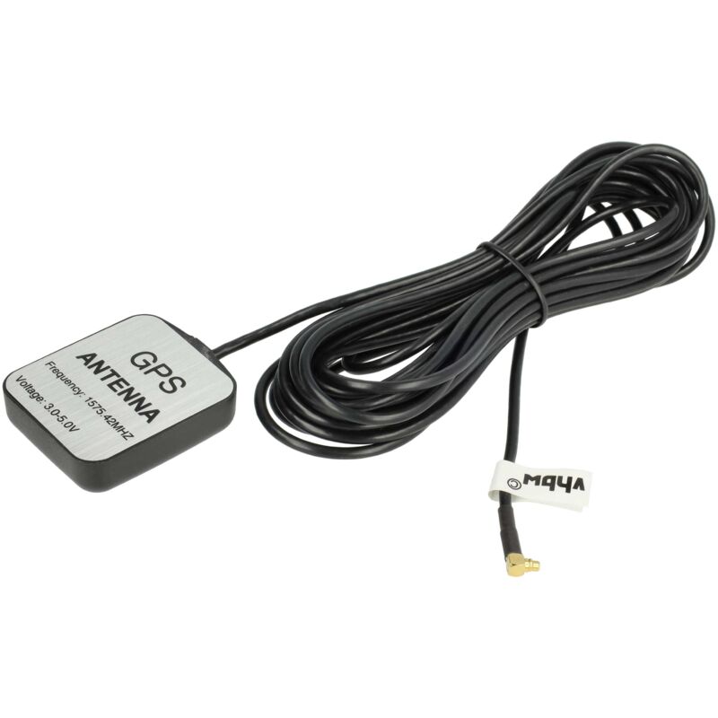 immagine 0 del prodotto vhbw antenna gps compatibile con mitac mio 136, 268, 268 plus, 168, 268 , 168 rs navigatore con connettore mmcx base magnetica, 5 m, nero