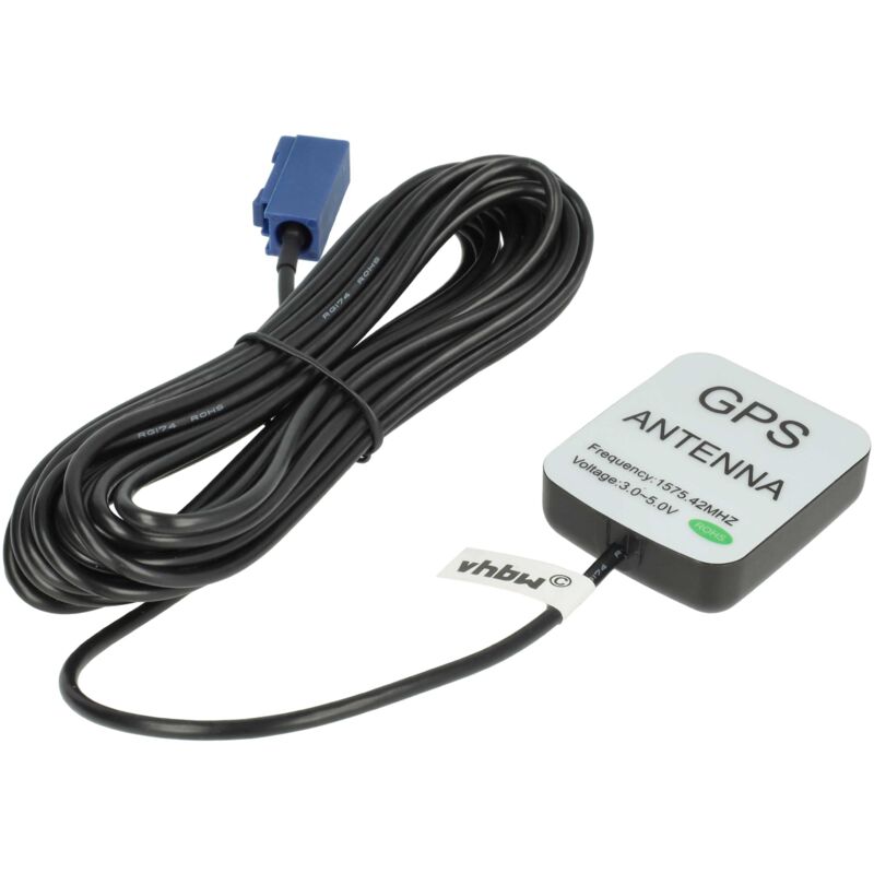 foto del prodotto vhbw antenna gps compatibile con navigatore base magnetica, con connettore fakra, 5 m