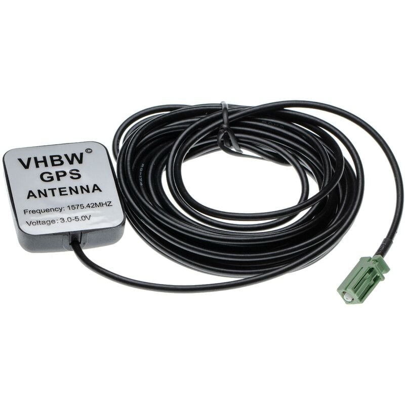 foto del prodotto vhbw antenna gps compatibile con pioneer avic f90bt, f910bt, f9110bt, f920bt navigatore base magnetica, con connettore avic f, 5 m, nero