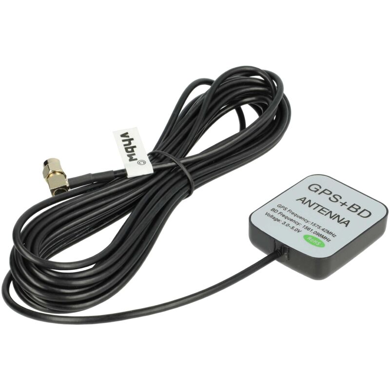 foto del prodotto vhbw antenna gps compatibile con trimble iq module 2000a, sk ii board, sq module, tnl 1000 panelmount gps 5.2 vdc navigatore con connettore sma