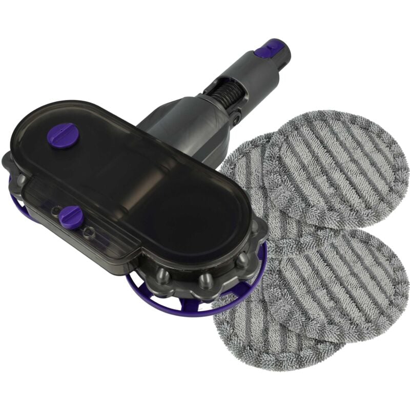 foto del prodotto vhbw attacco del mocio elettrico compatibile con dyson v15 detect absolute aspirapolvere incl. serbatoio dell acqua 4 panni di pulizia