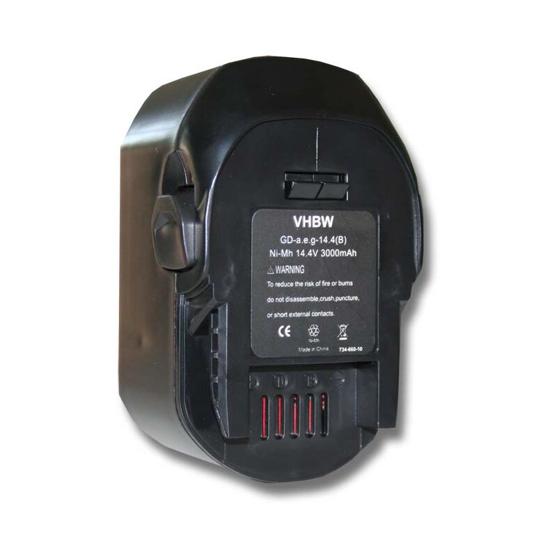 foto del prodotto vhbw batteria 3000 mah, nimh, 14,4 v compatibile con w rth master sd 14.4 utensile elettrico 3000 mah, nimh, 14,4 v 