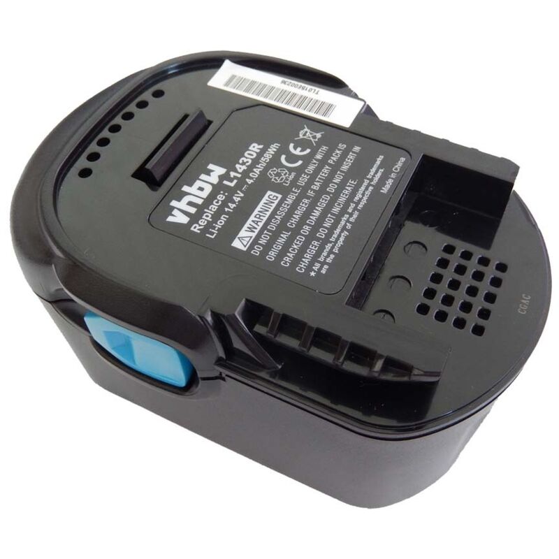 foto del prodotto vhbw batteria compatibile con aeg bbm 14 stx r, bbm 14 stx, bbs 14 kx raptor, bbs 14 x utensile elettrico 4000 mah, li ion, 14,4 v 