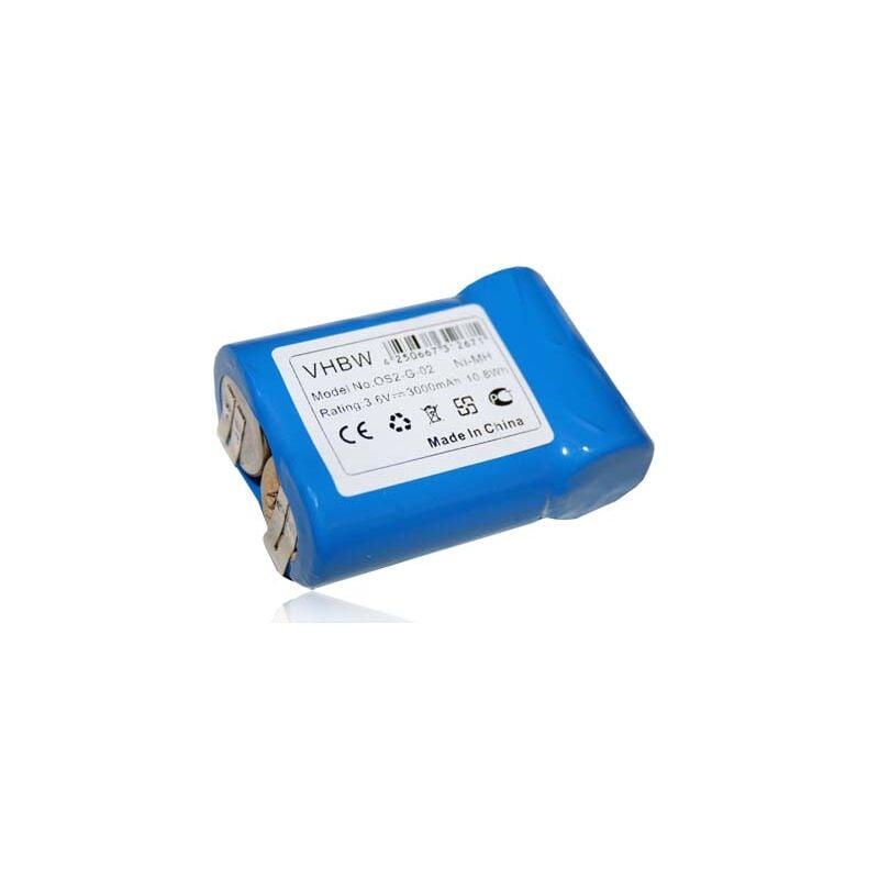 foto del prodotto vhbw batteria compatibile con aeg junior 3000 home cleaner 3000mah, 3,6v, nimh sostituisce 520104