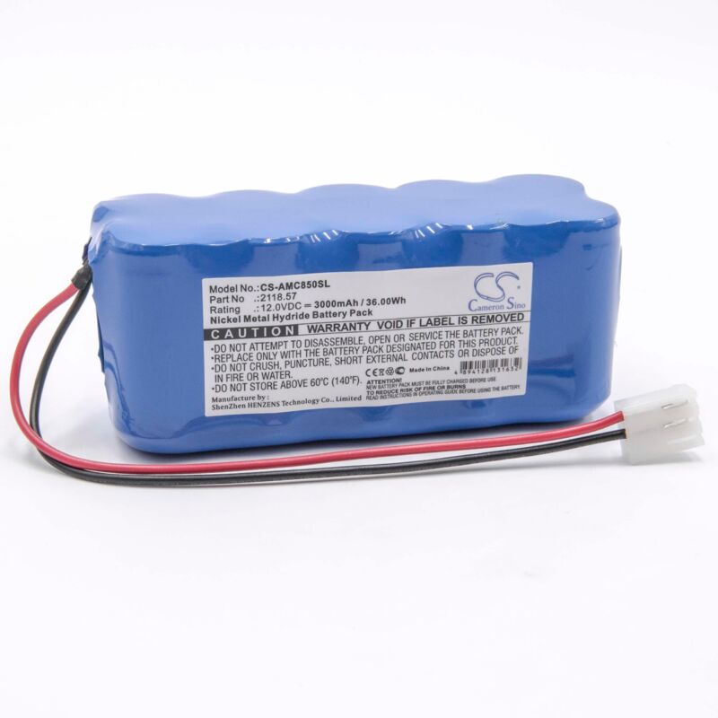 foto del prodotto vhbw batteria compatibile con aemc dtr 8500, dtr8500, 8500 dispositivo di misurazione 3000mah, 12v, nimh 