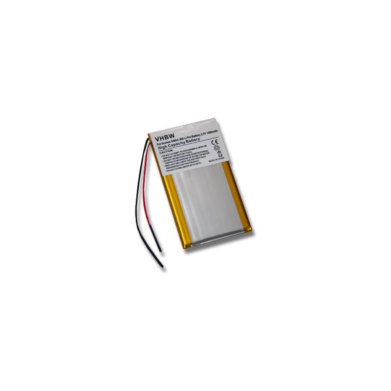 foto del prodotto vhbw batteria compatibile con archos gmini 402cc, 402, 400 mp3 music player lettore musicale 1400mah, 3,7v, li poly 