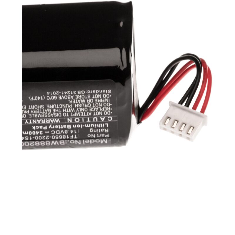 foto del prodotto vhbw batteria compatibile con audio pro addon t10, t3, t9 casse, altoparlanti, speaker 3400mah, 14,8v, li ion 