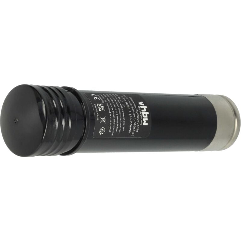 foto del prodotto vhbw batteria compatibile con black decker s100, s110 attrezzi da lavoro 2100 mah, nimh, 3,6 v 