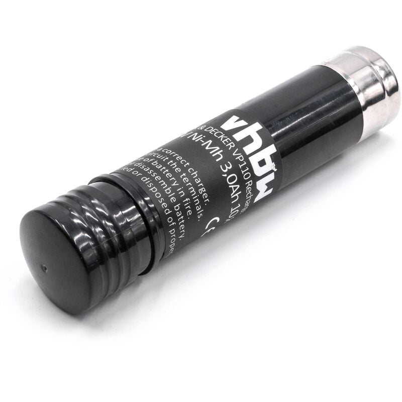foto del prodotto vhbw batteria compatibile con black decker s100, s110 attrezzi da lavoro 3000 mah, nimh, 3,6 v 