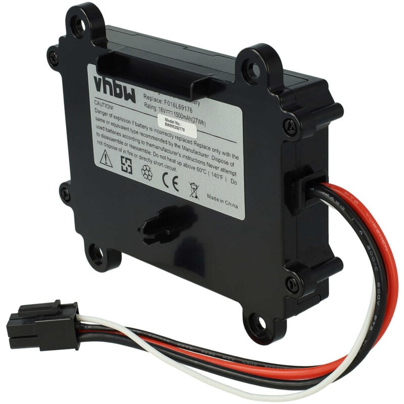 foto del prodotto vhbw batteria compatibile con bosch indego 350, 400, m 700, m 700, s 350, s 400 tagliaerba, robot tagliaerba 1500mah, 18v, li ion 