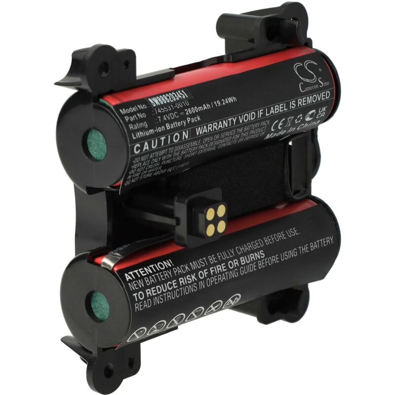 foto del prodotto vhbw batteria compatibile con bose 071478 casse, altoparlanti, speaker 2600mah, 7,4v, li ion 