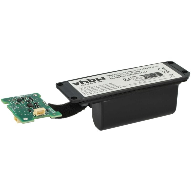 foto del prodotto vhbw batteria compatibile con bose soundlink mini 2 casse, altoparlanti, speaker incl. circuito stampato 3000mah, 7,4v, li ion 