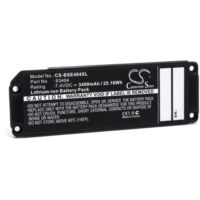 foto del prodotto vhbw batteria compatibile con bose soundlink mini, 413295 casse, altoparlanti, speaker 3400mah, 7,4v, li ion 