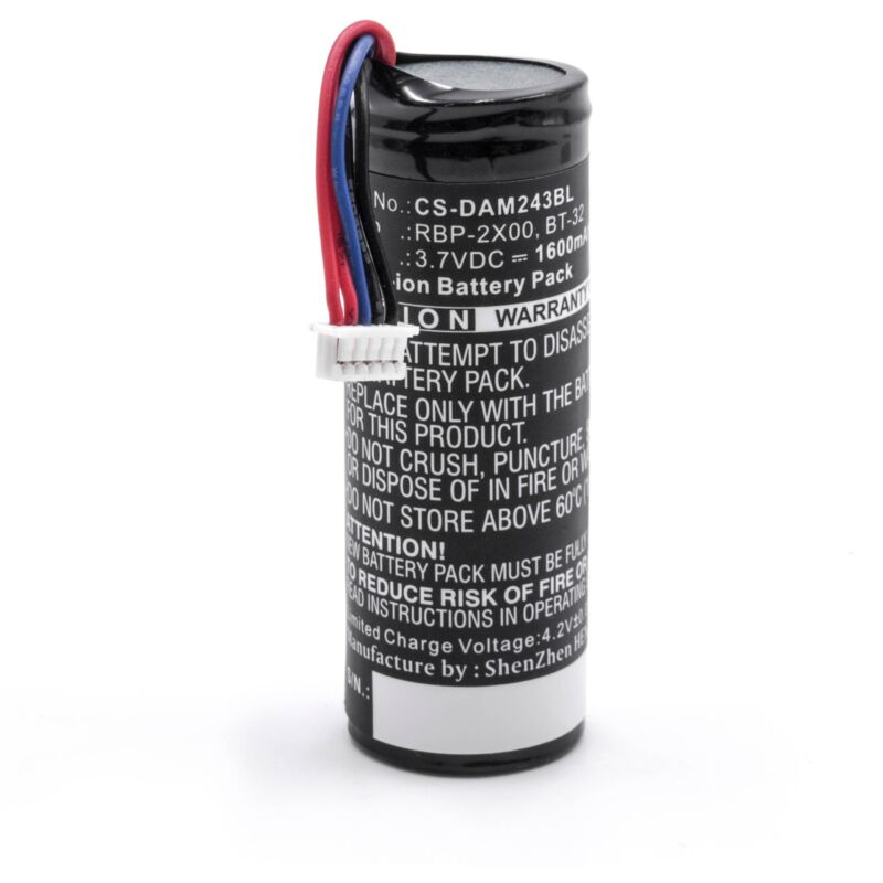 foto del prodotto vhbw batteria compatibile con datalogic quickscan qbt2x lettore di codici a barre, pos 1600mah, 3,7v, li ion 