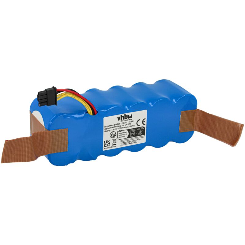 foto del prodotto vhbw batteria compatibile con dibea dibea kk8, x500, x580, x600 aspirapolvere 2500mah, 14,4v, nimh 