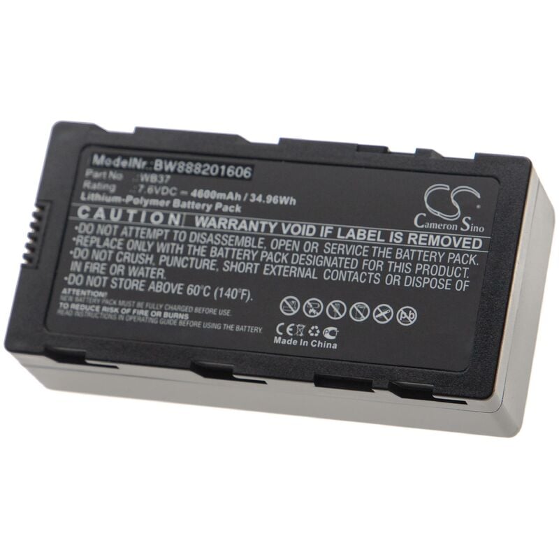 foto del prodotto vhbw batteria compatibile con dji crystalsky ultra 7.85, 5,5, 7.85 controller per drone, telecomando 4600mah, 7,6v, li poly 