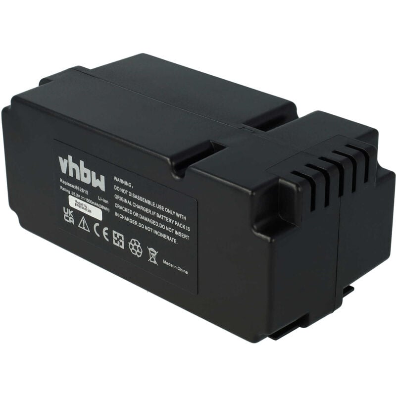foto del prodotto vhbw batteria compatibile con fuxtec fx rb224, fx rb218 rasaerba 1500mah, 25,2v, li ion