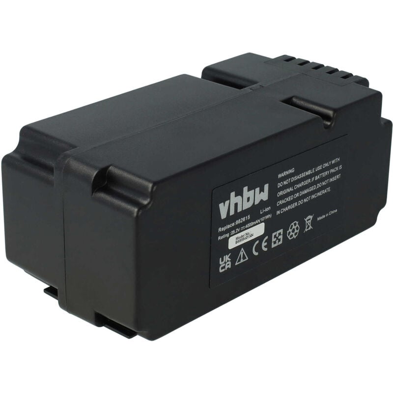 foto del prodotto vhbw batteria compatibile con fuxtec fx rb224, fx rb218 rasaerba 4000mah, 25,2v, li ion