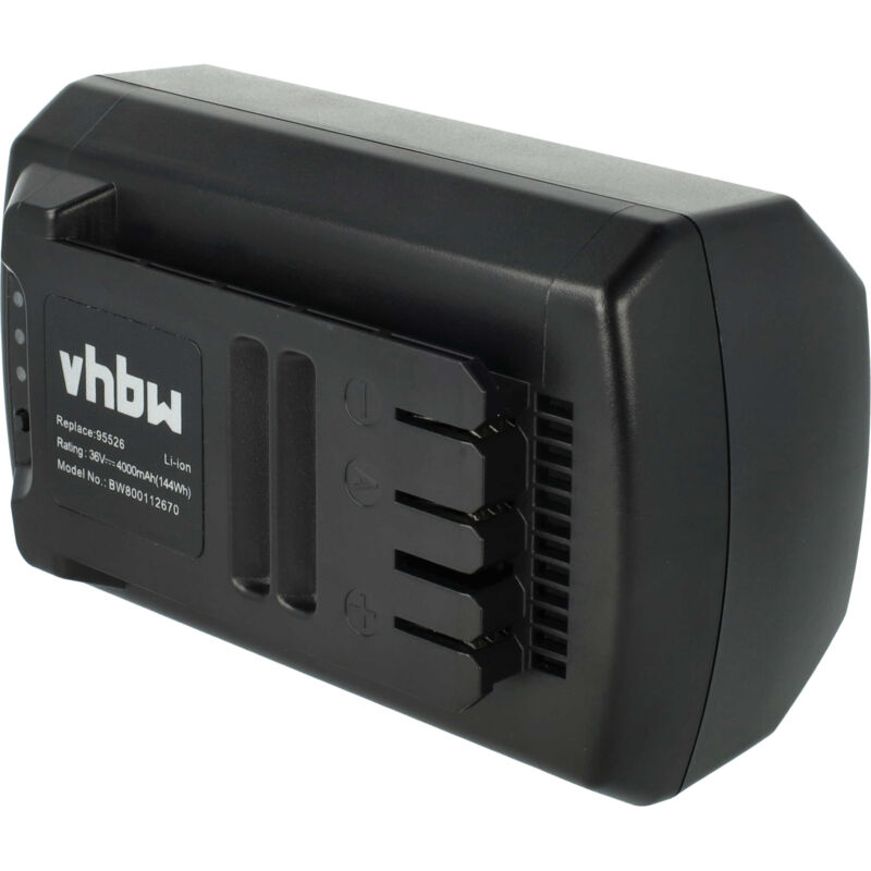 foto del prodotto vhbw batteria compatibile con garden feelings iam 36 3730 f, iam 36 4340 1n f utensile elettrico 4000 mah, li ion, 36 v 