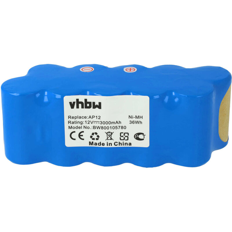foto del prodotto vhbw batteria compatibile con gardena lwa85, hs 42, rs10, rl20, rl10, accu system v12, hs 36 42, hs 36 cesoie 3000mah 12v nimh