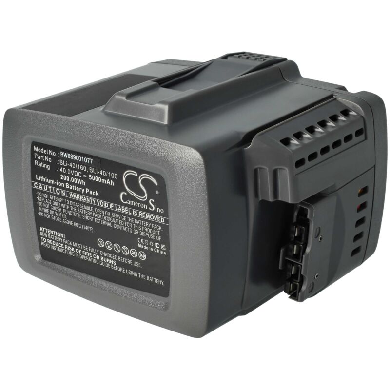 foto del prodotto vhbw batteria compatibile con gardena powermax li 40 32, li 40 37, li 40 41 rasaerba attrezzo giardinaggio 5000mah, 40v, li ion
