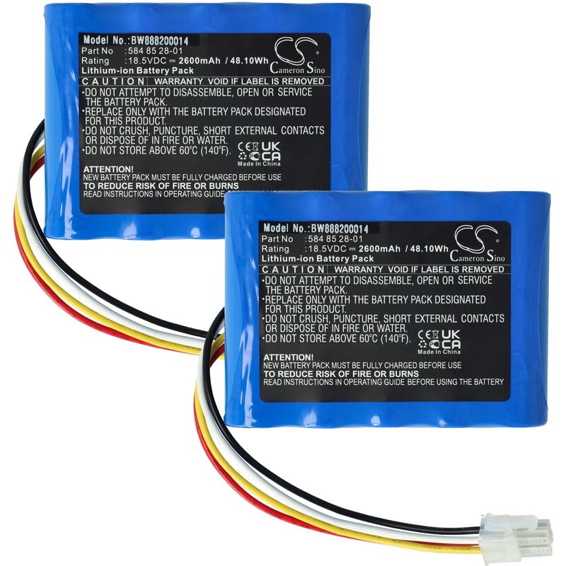 foto del prodotto vhbw batteria compatibile con gardena r160li modell 2016, r160li 2017, r160li 2016, r160li, r160li 2018 rasaerba 2600mah 18,5v li ion