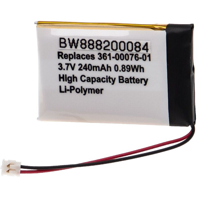 foto del prodotto vhbw batteria compatibile con garmin approach s6 240mah, 3,7v, li poly 