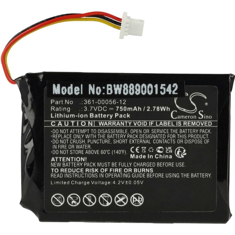 foto del prodotto vhbw batteria compatibile con garmin edge explore 2, dezl otr700 navigatore gps 750mah, 3,7v, li ion 