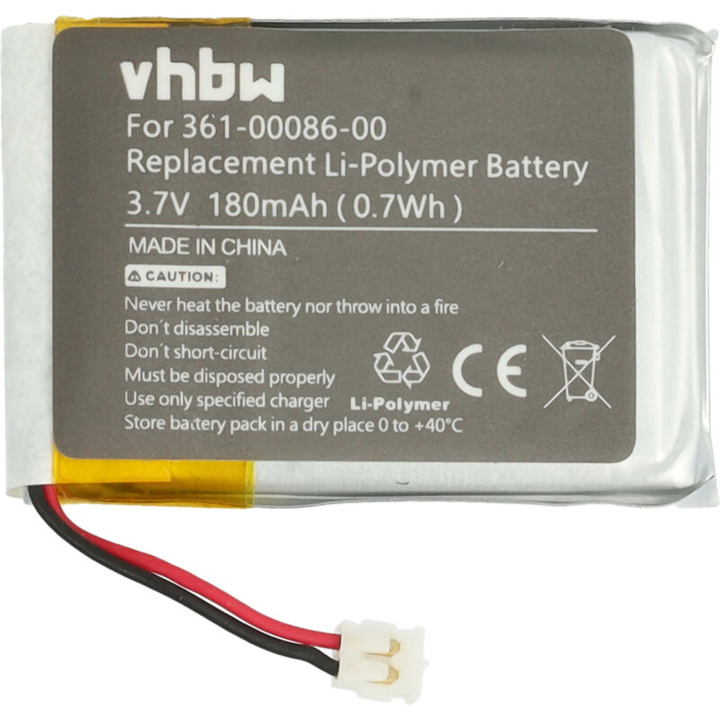 foto del prodotto vhbw batteria compatibile con garmin forerunner 735xt, 645, 745 smartwatch orologio bracciale fitness 180mah, 3,7v, li poly set utensili